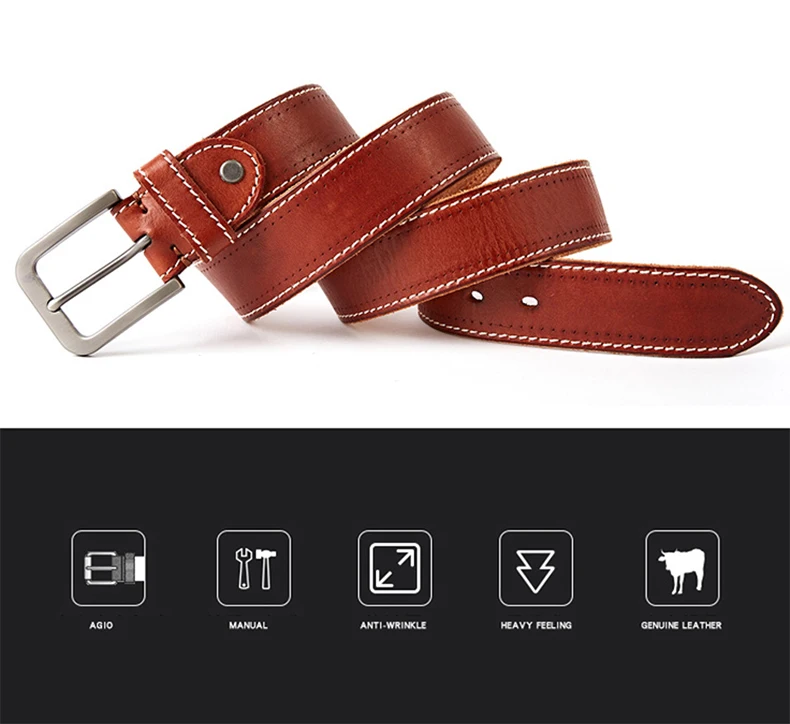 cowhide belt