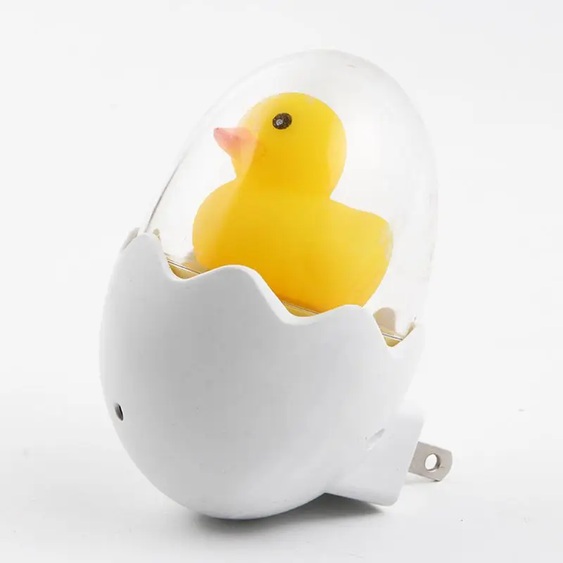 

AIMIHUO Yellow duck night light 110V US/EU plug light control study room bedroom night light LED human sensor light for children