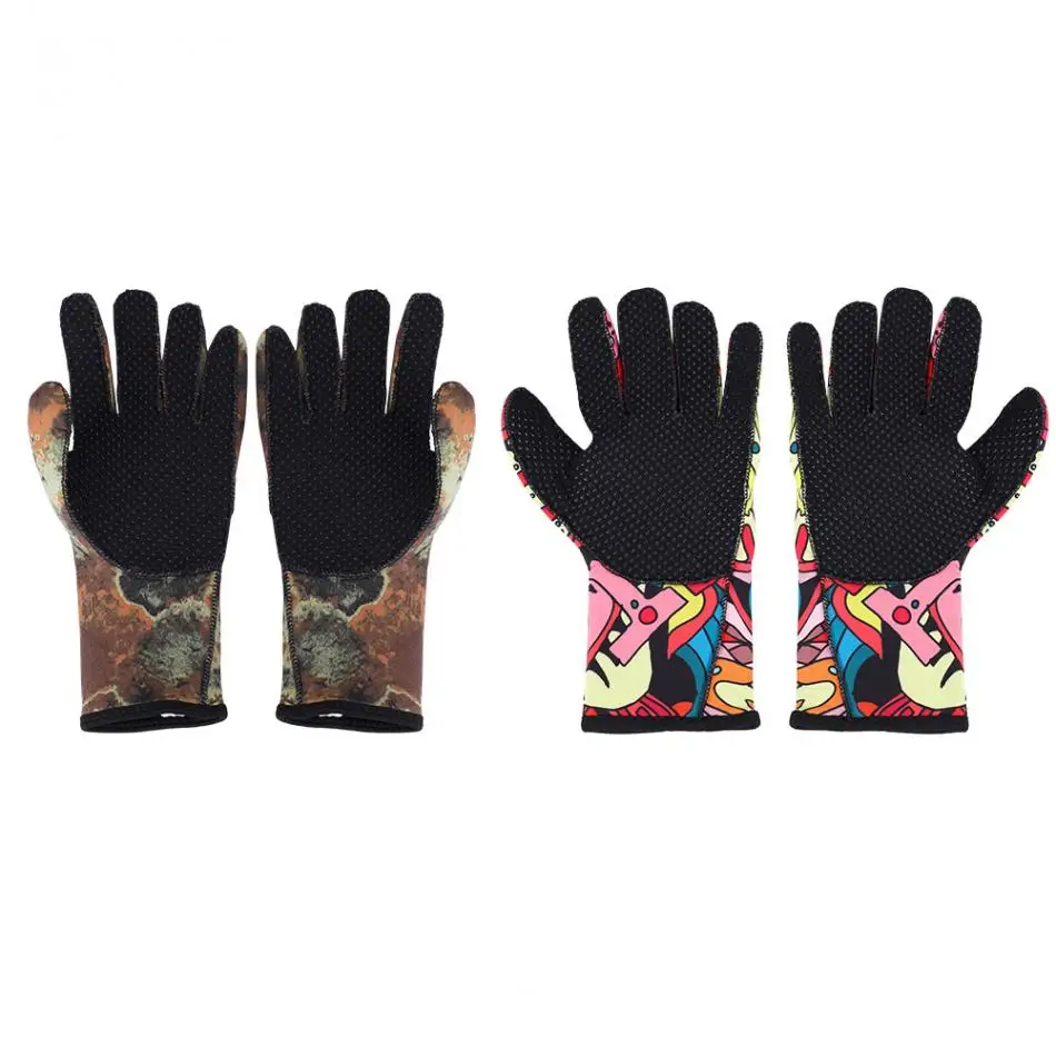 Hisea перчатки для дайвинга зимние плавательные теплые противоскользящие защитные неопреновые перчатки для подводного плавания оборудование для подводного плавания