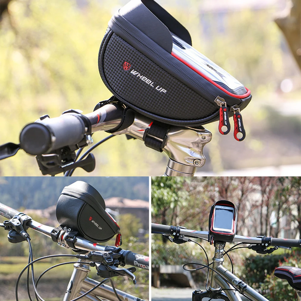 6,0 дюймовый водонепроницаемый велосипед для крепления мобильного телефона на велосипед держатель для телефона Подставка мотоциклетный руль сумка для крепления для Iphone samsung huawei
