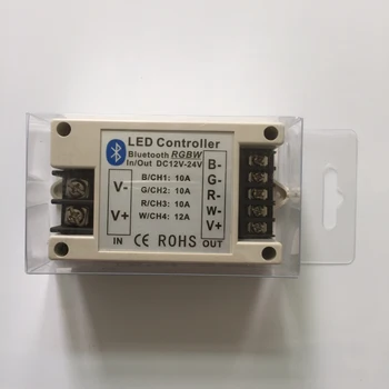 

LED Bluetooth RGBW+White dimmer LED Strip Controller DC 12V-24V
