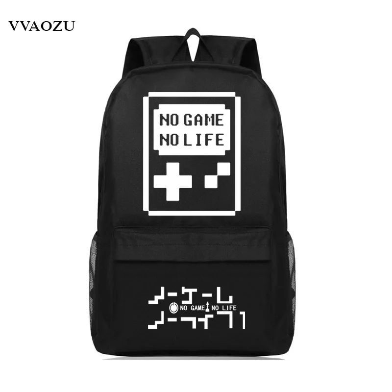 Рюкзак для косплея из японского аниме No Game Life студенческий рюкзак ткани Оксфорд