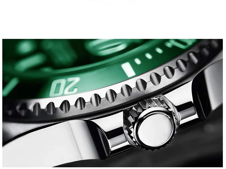 Копейка классические зеленые мужские часы кварцевые лучший бренд класса люкс Неделя дисплей календарь светящиеся военные полностью из нержавеющей стали мужские часы