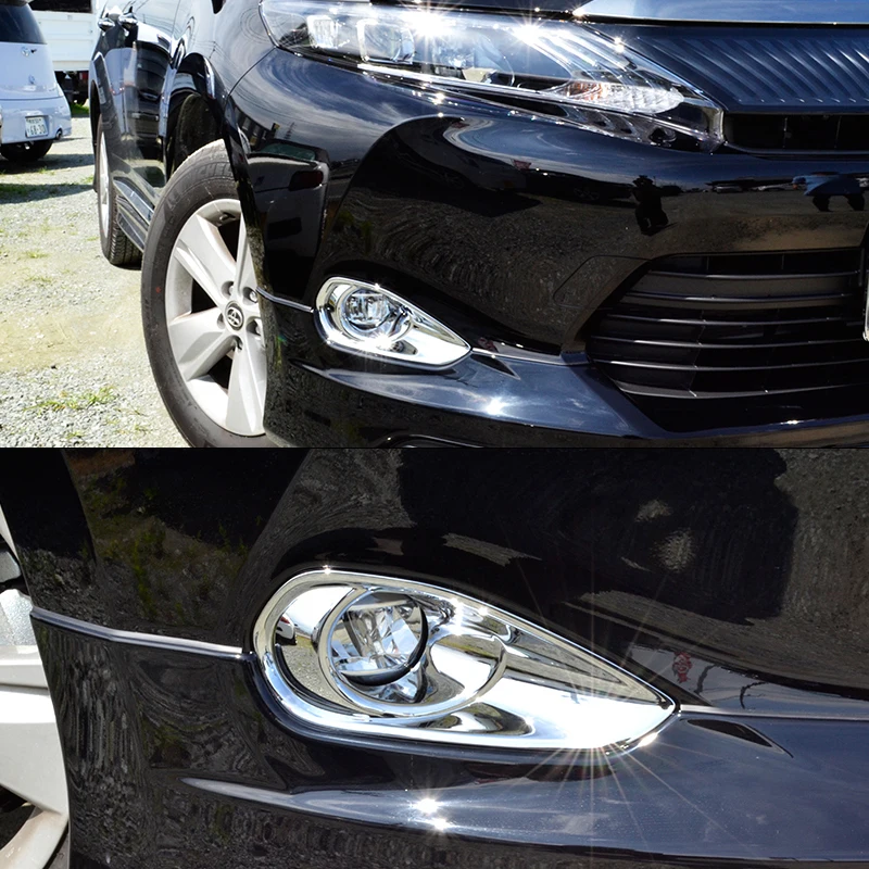 JY Накладка для передних противотуманных фар TOYOTA HARRIER 2014 ABS аксессуары стайлинга