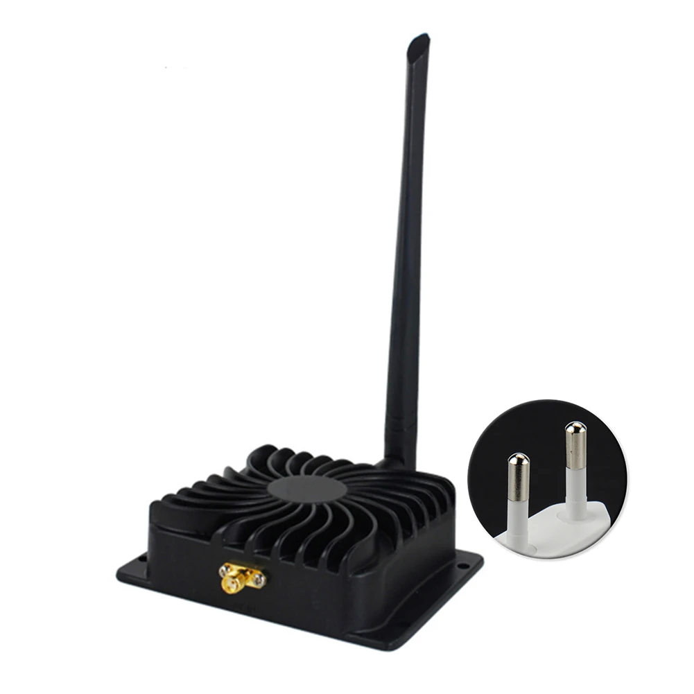 

Aluminum 2.4GHz 5W Broadband With Antenna WIFI Black Signal Booster Durable Low Noise Power Amplifier For Wireless Router