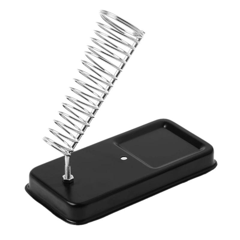 Useful Soldering Iron Metal Stand Holder Safety Protect Base Support