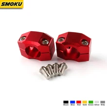 Универсальные квадратные зажимы 1-1/" бар зажимы руль стояки жира Ручка Бар монтажный СТОЯК ЗАЖИМ для Ducati Yamaha Kawasaki