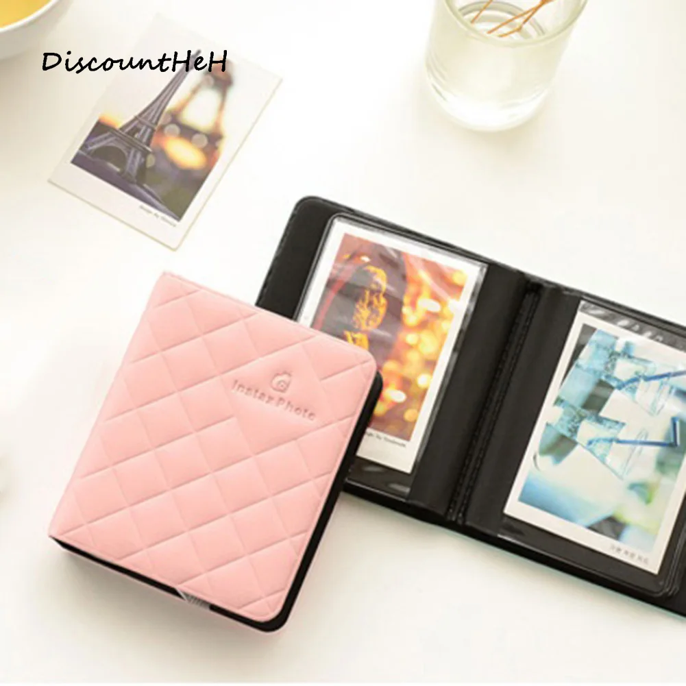 1 Pcs Lovely Colorful Mini Instant Photo Album Favorites 3 Inches Picture Case Card Stock in 