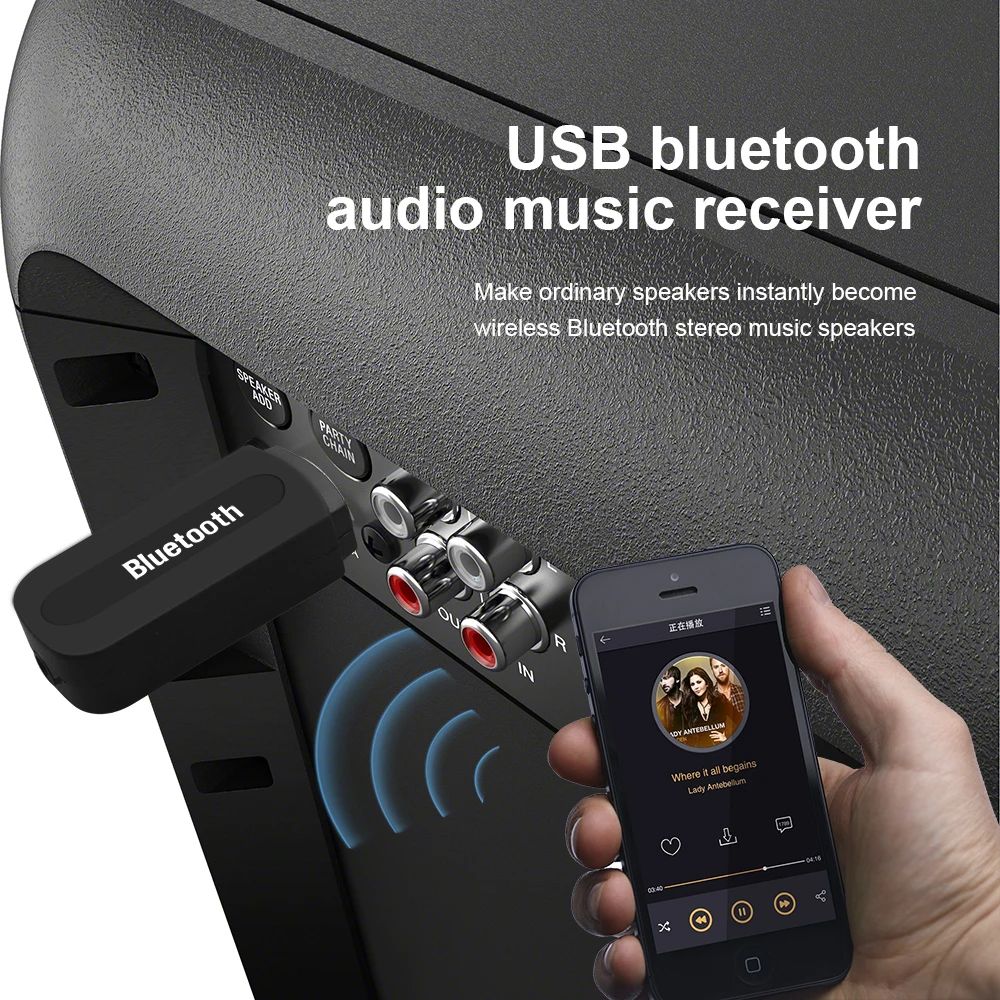 3 5 мм Bluetooth AUX Один выход аудио музыкальный приемник для автомобиля домашние