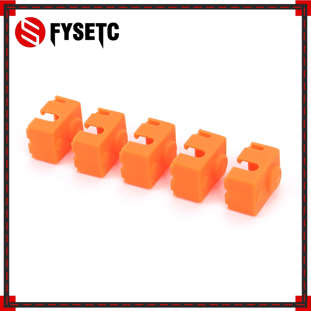 3 قطع تحديث PT100 كتلة سيليكون جورب كيت البرتقال ل E3D DIY V6 Hotend Prusa i3 MK3 Ultimaker 3D طابعة ساخنة كتلة
