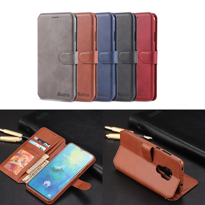 For Huawei Mate 30 Pro 20 lite Wallet Leather Case cover for Huawe P30 10 Nova 4E Funda Flip Coque | Мобильные телефоны и