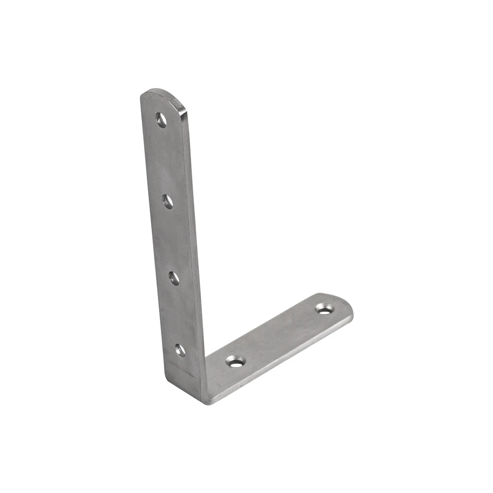 153 mm L Bracket Right Angle Furniture 4 Packs Heavy Duty Steel Corner Braces 4.5 mm Thickness Metal Joint Support for Wood Shelves