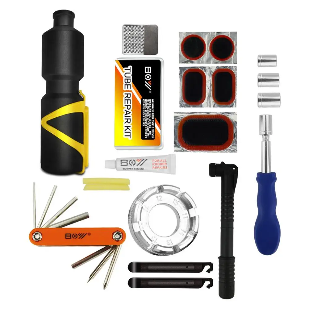 

Bicycle Tool Set Bottle Toolbox Repair Kit Cycling Sports Body Fitness Hiking Mountaineering Camping Sports Outdoor Bags Running