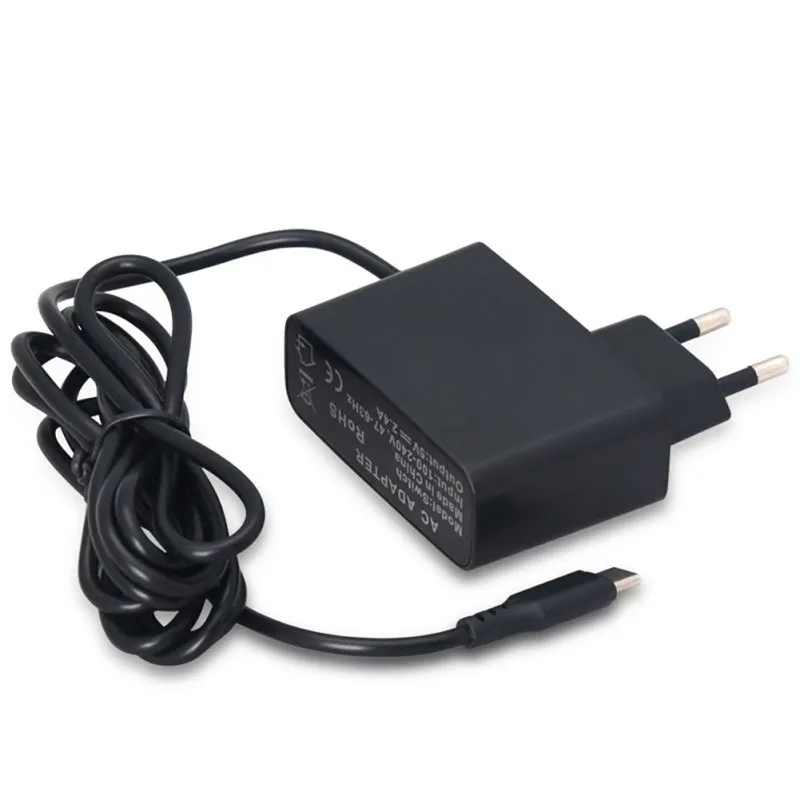 

Safe and Efficient 5V / 2.4A Type-C AC Charger Adapter Charging Supply Travel EU Plug For Nintendo Switch Game Console