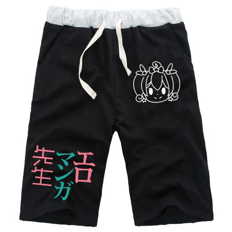 Аниме Izumi Sagiri Eromanga-sensei прямые шорты по колено хлопковые повседневные короткие штаны для фитнеса спортивные брюки с карманами COS брюки