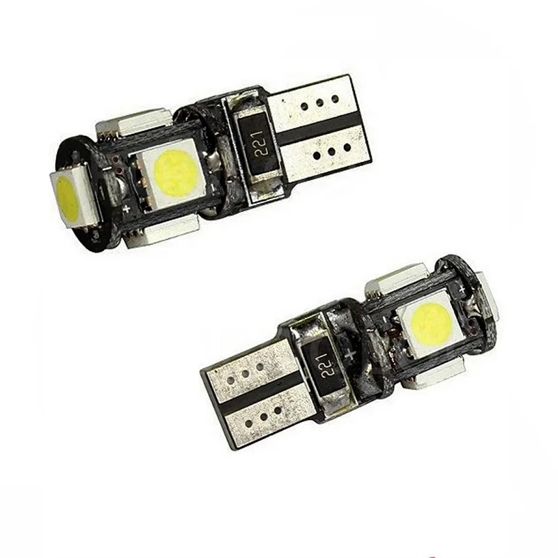 

1W DC12V White T10 5SMD 5050 High Quality Canbus width lamp no error auto lamp 1PCS JTCL027-1-ly