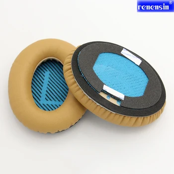 

Renensin Brwon Ear Pads for Bose Headphones Protein Leather Ear Cushions for Bose Quietcomfort 2 QC25 AE2 QC2 QC15 Audifonos