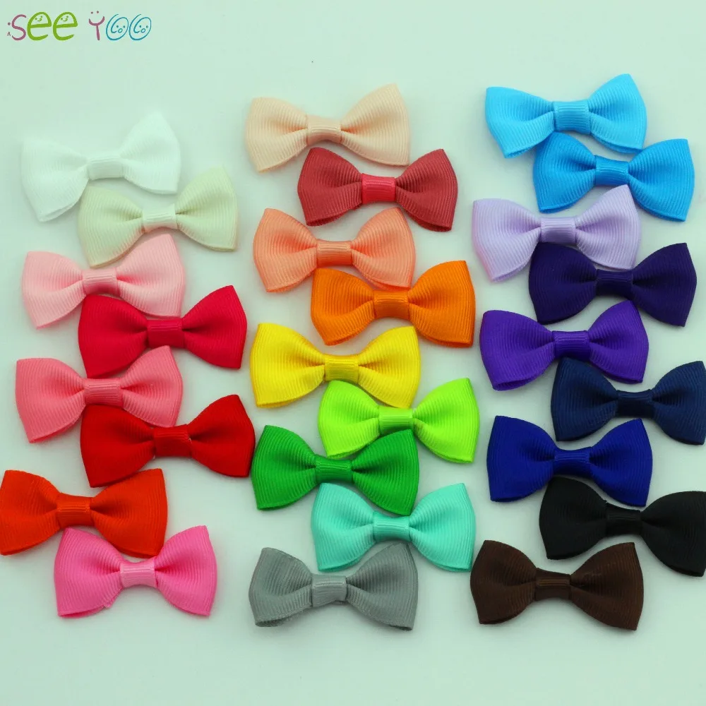 

2" Little Baby girl grosgrain ribbon hair Bow with clips Boutique hairpins girl hair accessories children bows Hair clips 12Pc