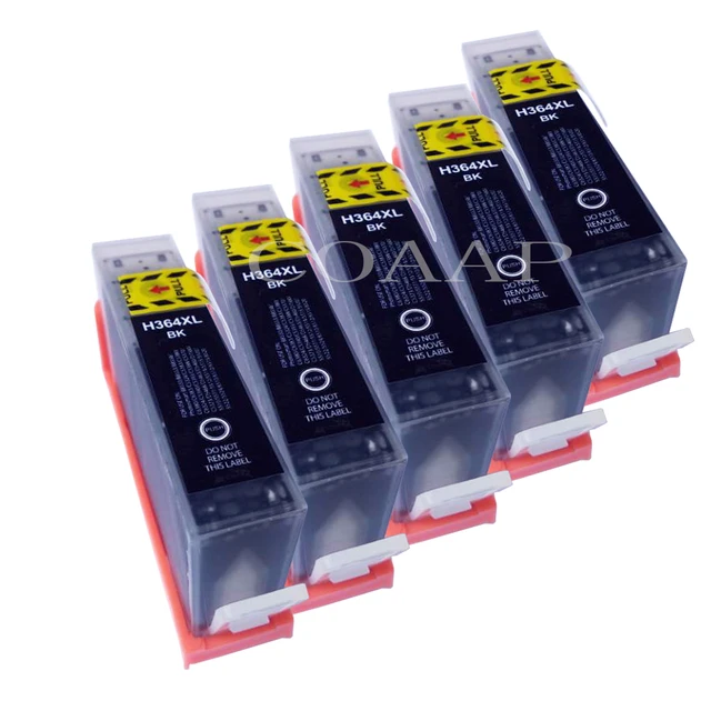 5x CN684EE Black Compatible Ink Cartridge For HP 364 XL Photosmart 5510 5520 Deskjet 3070A 3520