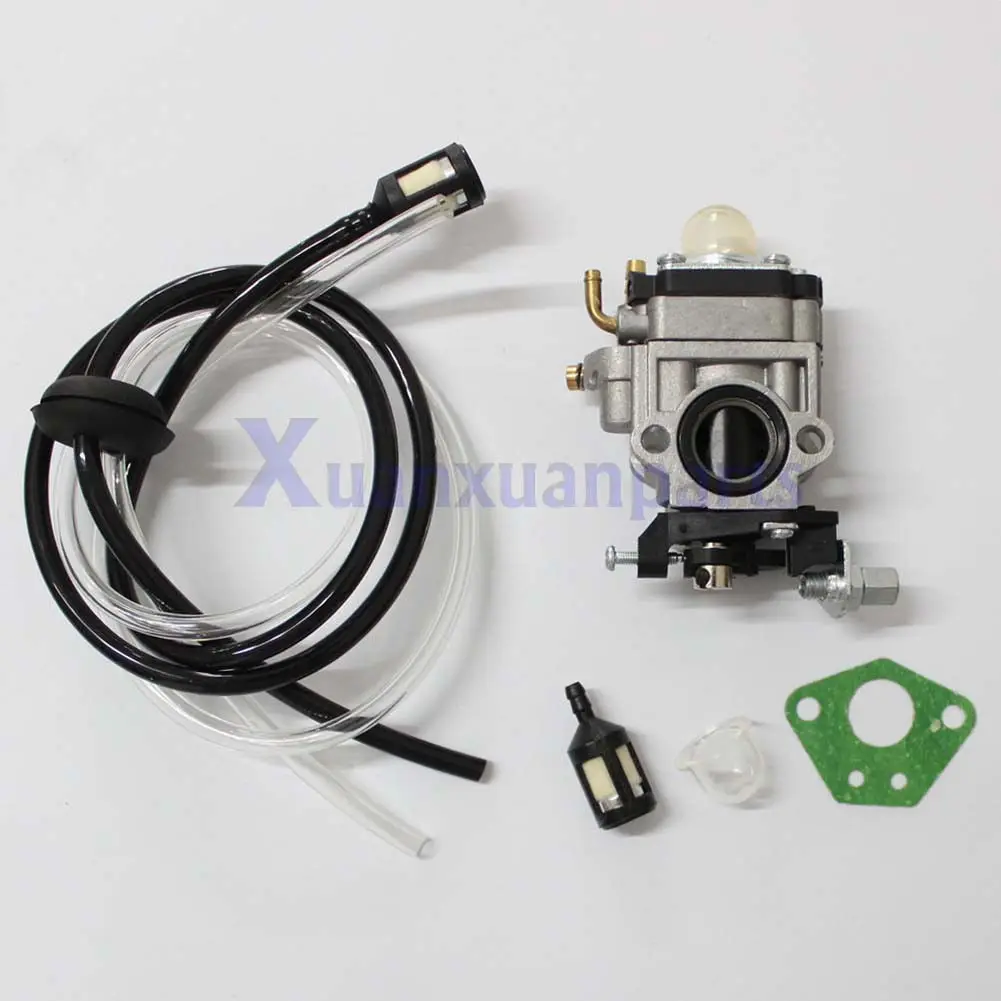 

New Carburetor & Fuel Line For 43cc 49cc 2 Stroke Bike Super Razorback, Boreem