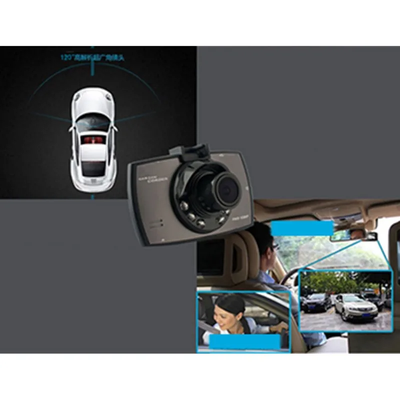 Мини Портативный G30 1080P Автомобильный видеорегистратор 120 градусов