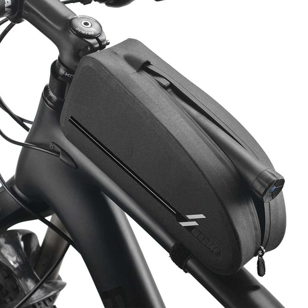Bicycle Bags Waterproof Bike Front Beam Pack Tube Saddle Bag Mountain