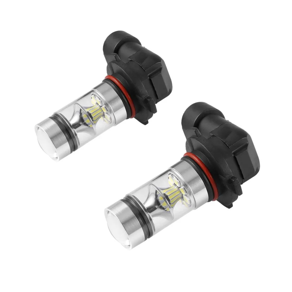 

2pcs/set 100W H10 9145 9140 9040 6000K High Power Ultra White LED Fog Light Bulbs Universal for Car Truck Replacement