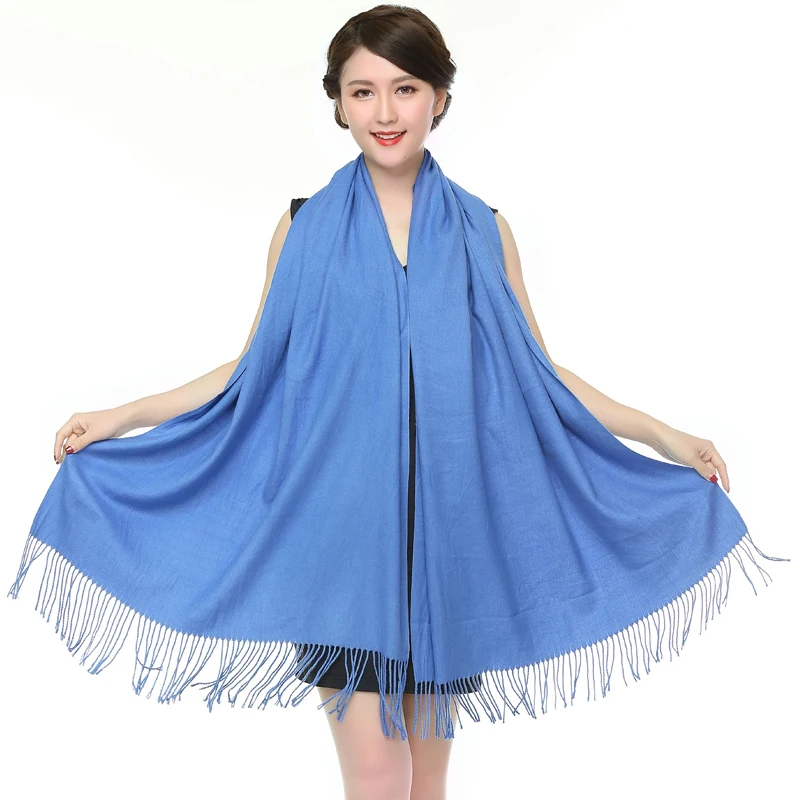 

Hot Sale Cashmere Wool Scarf Pashmina Scarf Wrap Shawl Winter Wrap Scarf Women's Men's Scarves Tassel Long Blanket High Quality