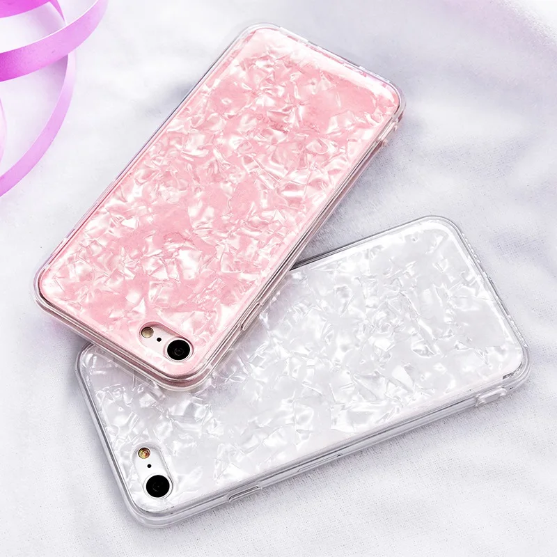 Hisomone Bing Shell Phone Case For iPhone 6 6S 7 8 Plus X Cute Lovely Soft TPU Back Cover For iPhone 7 8 6 6 S Plus X Coque Case