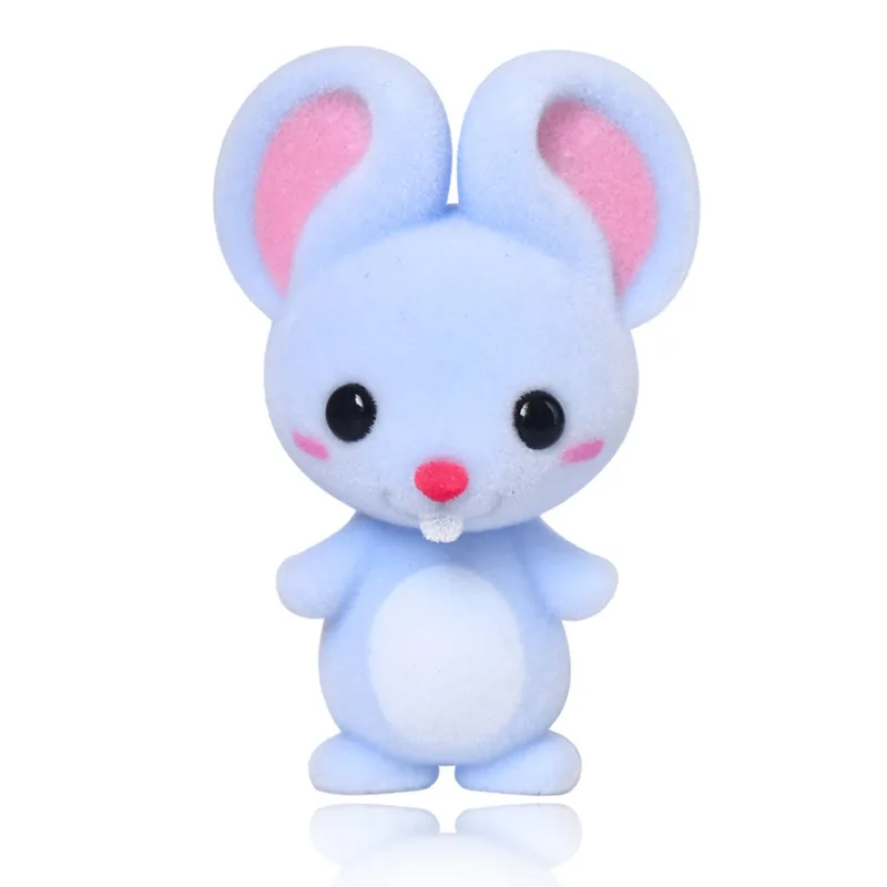 

Lovely Mouse Action Figures Educational Doll For Children Chinese Zodiac Animal Mouse Home Ornaments for Children Recognization