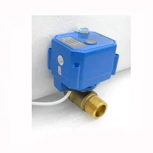 CECWX-25s 2.5nm 8 s моторизованный клапан DC5V DC12V CR01 CR02 CR05 DN15 латунный наконечник с резьбой уменьшенное отверстие штекер папа-папа дополнительный Электрический шаровой кран для воды