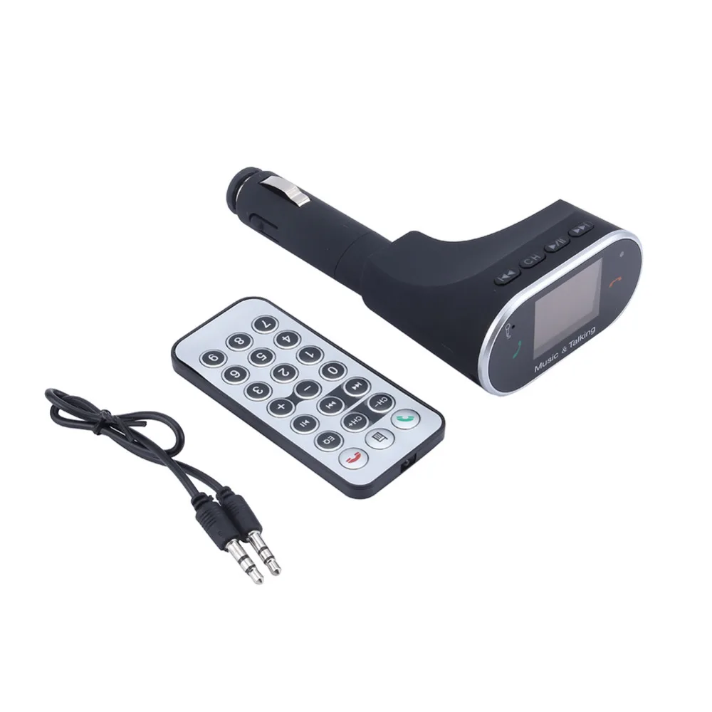 VGEBY Handfree LCD Wireless Bluetooth Car Kit Player FM Transmitter Car