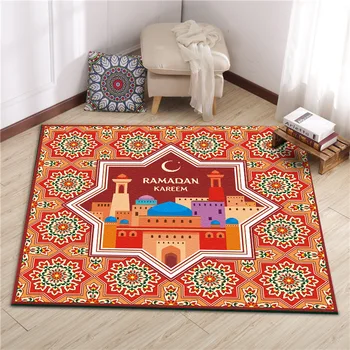 

National Wind Islamic carpet Camel church living room sofa table bedroom bedside full rug door kitchen bathroom anti-skid mat