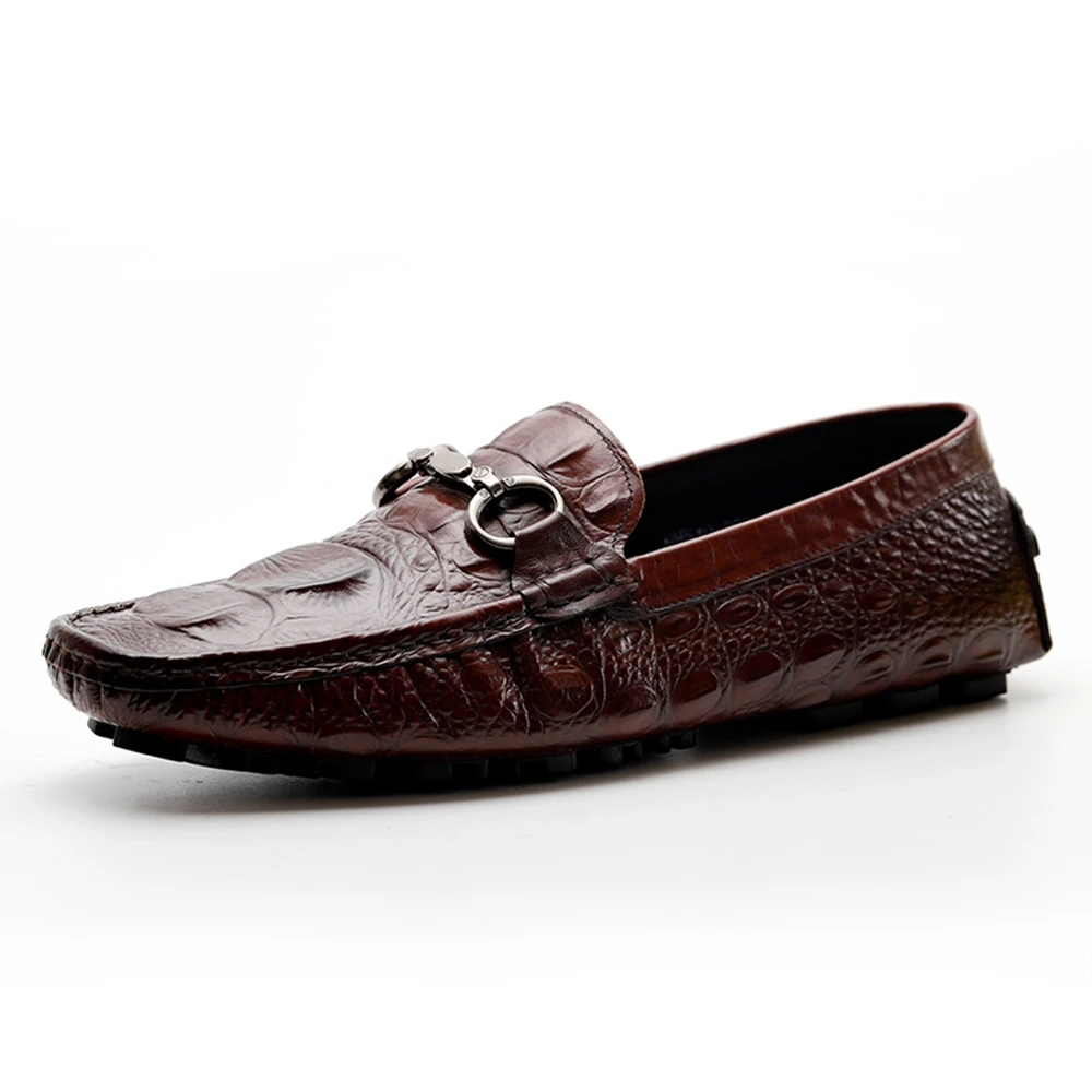 

High quality men driving shoes NEW fashion Genuine cow leather Italian brand designer formal comfortable Boat casual shoes