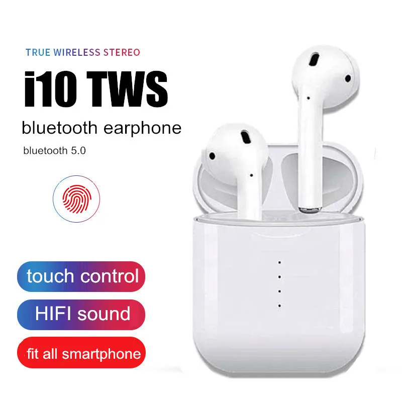 I10 СПЦ Bluetooth наушники Беспроводной сенсорное управление 3D объемного звучания и