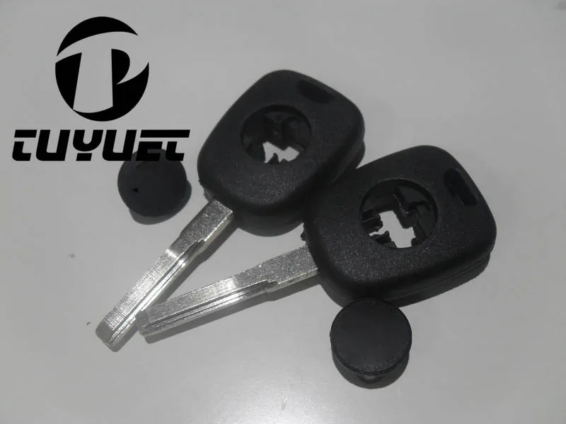 10PCS 2 Track Transponder Key Shell for Benz with Car Key Blanks Case HU64 Blade