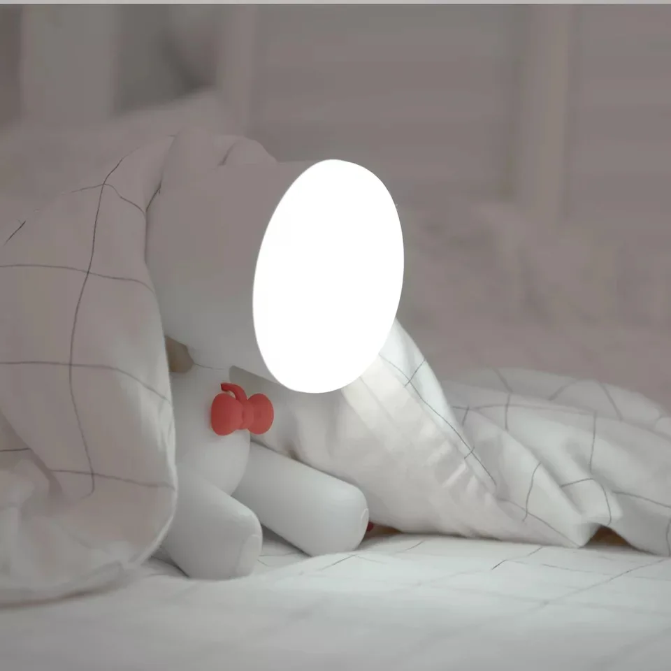 Creative Janpim new strange lights puppy night light with reading light 3 block dimming children USB charging 3D table lamp