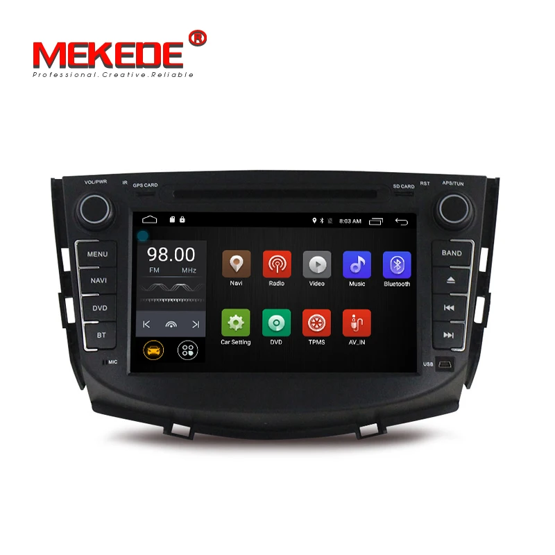 8 1024 600 scree font b Car b font DVD Player For Lifan X60 With Radio
