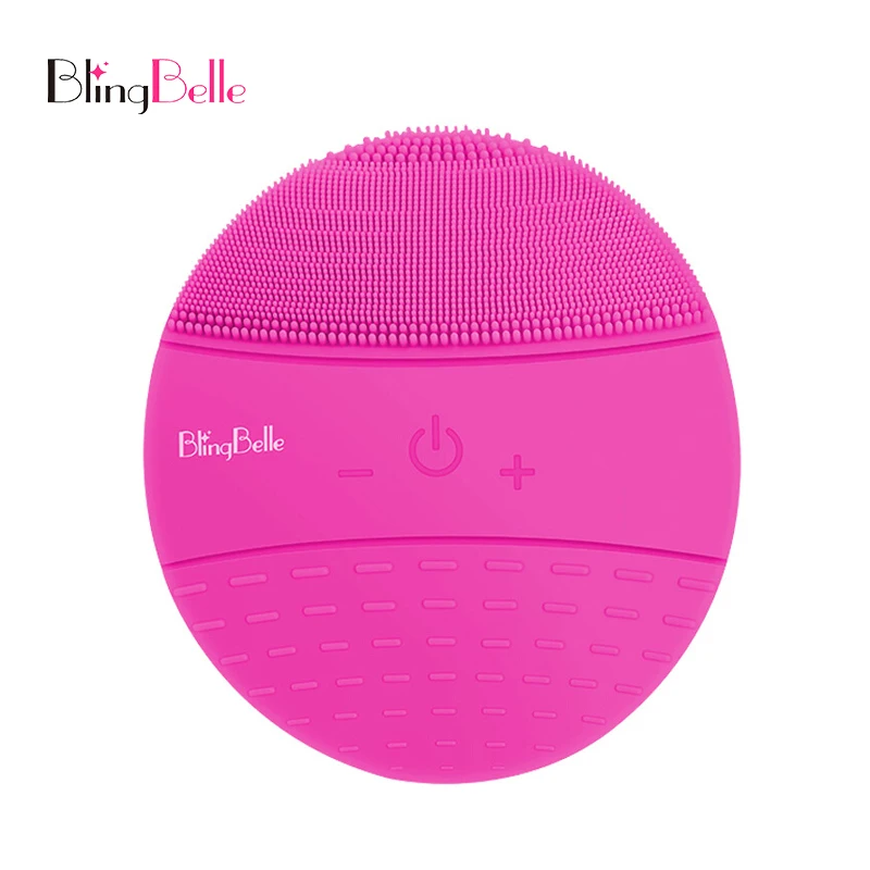BlingBelle Мягкая силиконовая Очищающая щетка для лица Scrubber 5 зубчатая Беспроводная