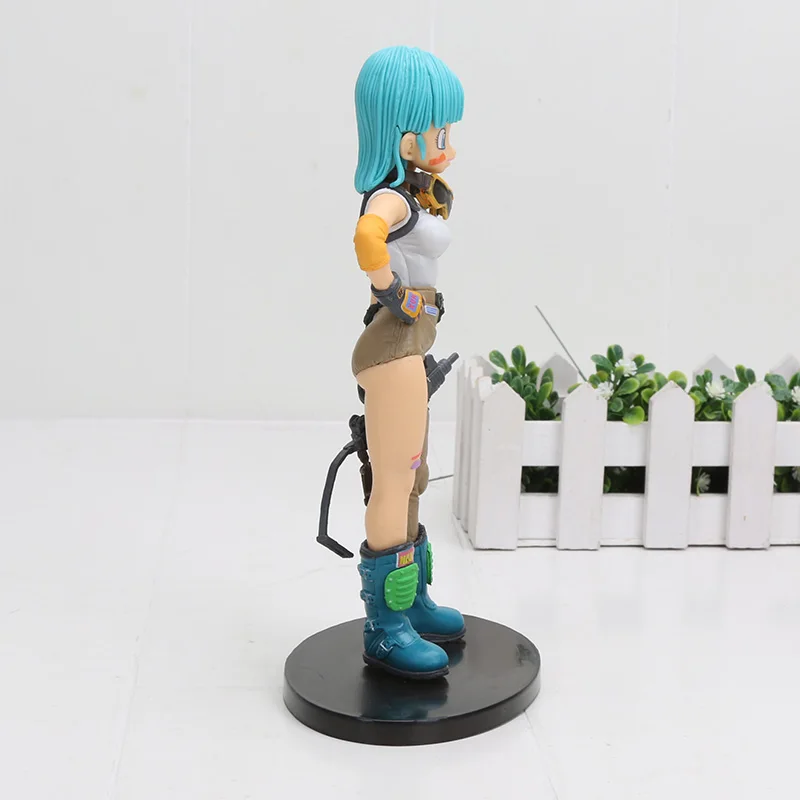 Dragon Ball Z скульптуры Большая фигурка Bulma DBZ Budokai Banpresto фигурки модель игрушки 20 см