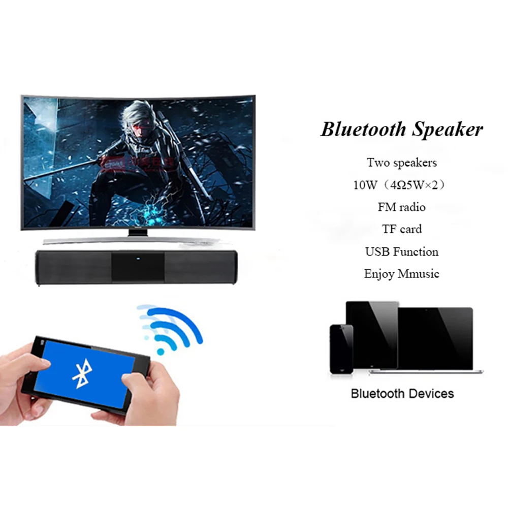 mini bluetooth soundbar speaker BS-28A (9)