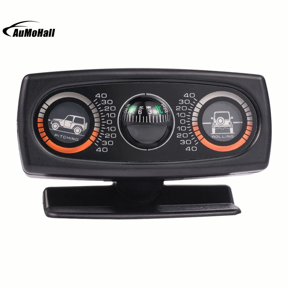  New Vehicle Compass Multifunction Car Inclinometer Slope Measure Inclination Tool