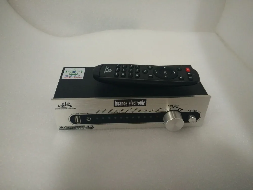 

Support 3D FLAC APE DTS AC3 WAV HDCD DSD AAC WMV MP3 LPCM M4A Dolby USB Fiber Coaxial 5.1 Channel 4K * 2K HDMI audio decoder