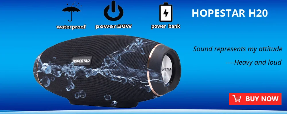Hopestar H20 Bluetooth Subwoofer waterproof