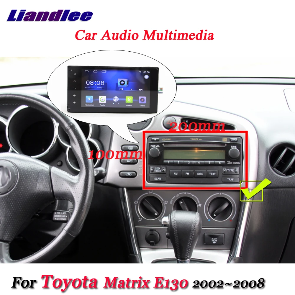 Автомобильный Android Системы для Toyota матрица E130 2002~ 2006 2007 2008 Радио Стерео gps навигации HD Сенсорный экран Мультимедиа Дисплей