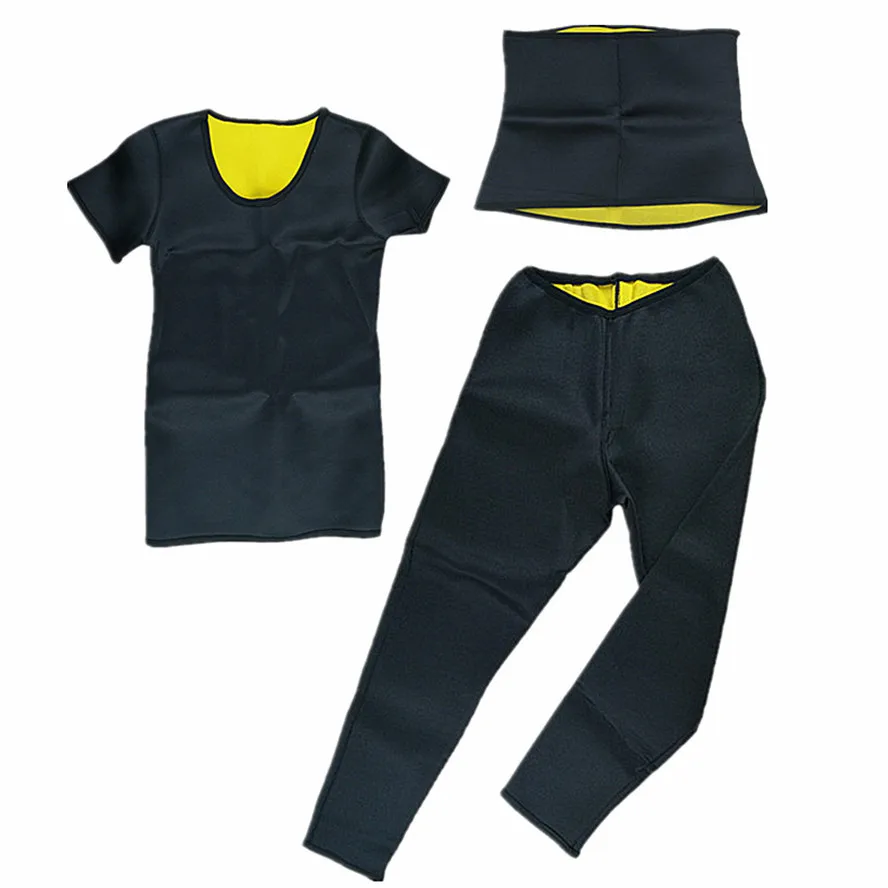 

Chenye Shapers Waist-Trimmer Slimming Shirt Neoprene Capris new Thermal Sweat Slimming Pants Men's Compression Lose Weight Belt