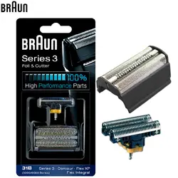 Braun 31B (5000/6000 серии) фольга и резак части высокой производительности для серии 3 бритвы (5610 5612 лет 350 360 370 380 390CC)