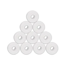 AZDENT 10 рулонов Стоматологическая нить встроенная катушка воск мята Ароматизированная Европа Замена плоский провод зубная нить 50 м/рулон всего 500 м