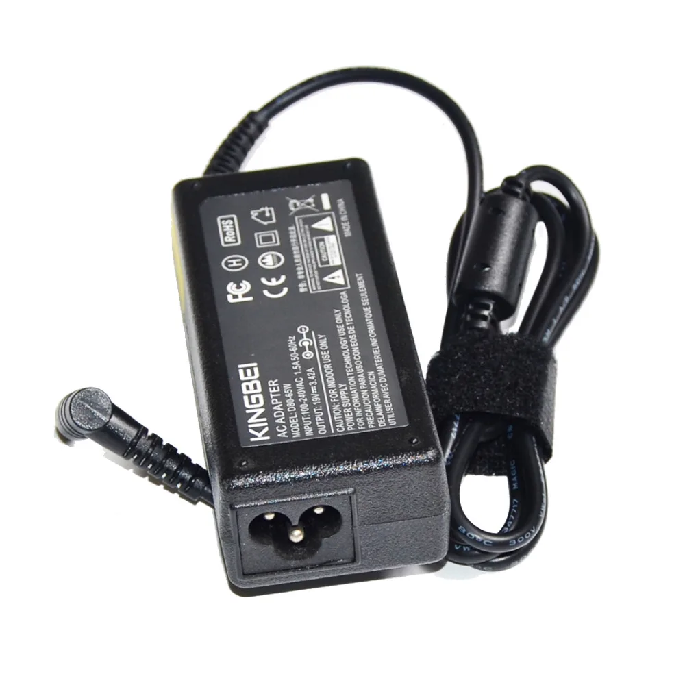 Зарядное устройство Repalcement AC DC 19V 3.42A для Toshiba Lenovo Asus Gateway Fujitsu адаптер питания