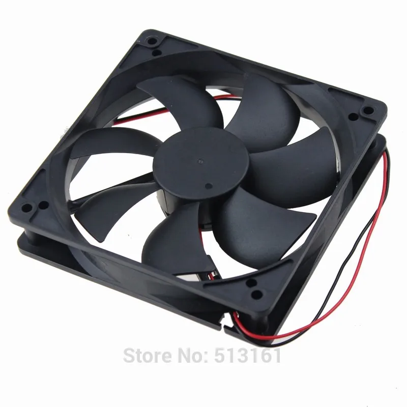 10 Pieces 120mm 12cm Low Noise 12V 120x120x25mm Brushless Cooling Fan 120mm